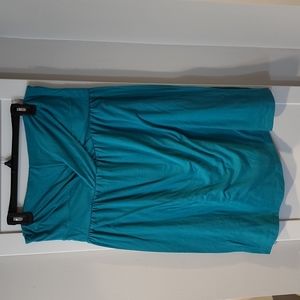 Merona, Teal, Tube mini dress. Large